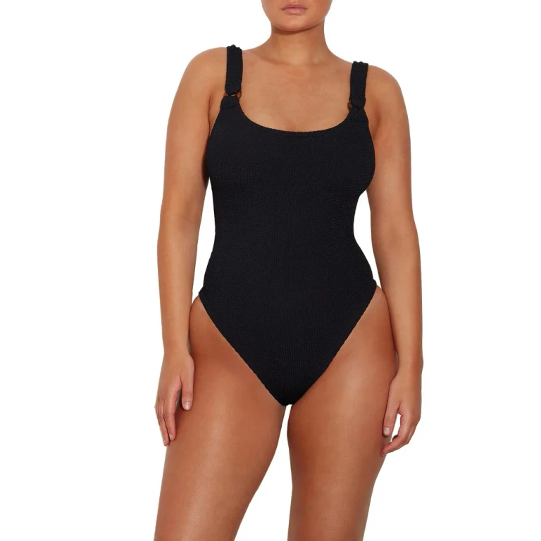 HUNZA G 'Domino' swimsuit Woman One Size (DOMINO)