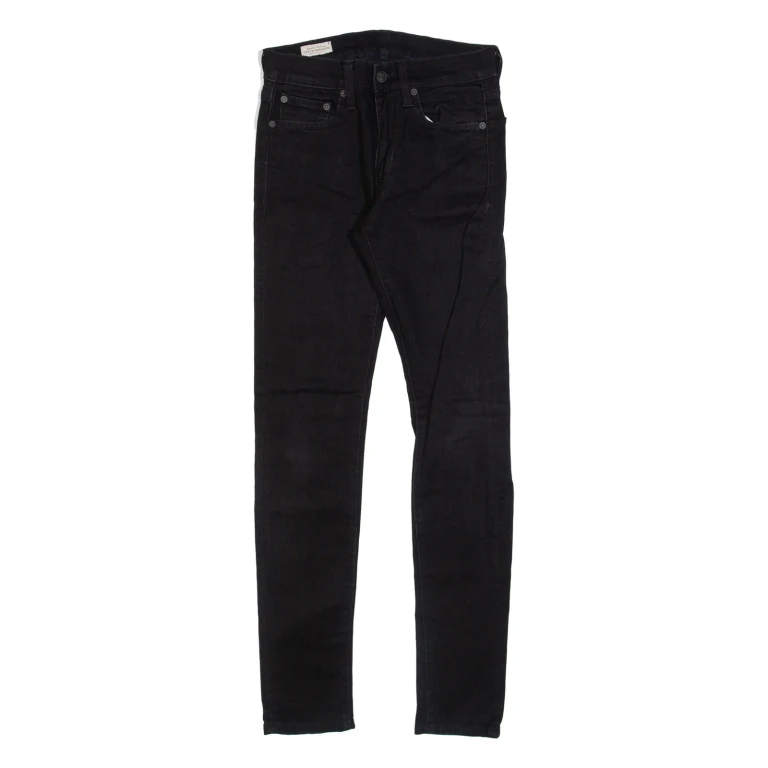 LEVI'S 512 BIG E Jeans Mens Black Slim Tapered W28 L32
