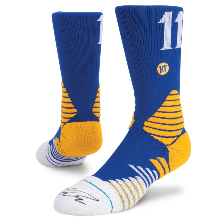 Men's NBA Golden State Warriors Socks Kt11 Klay Thompson Socks