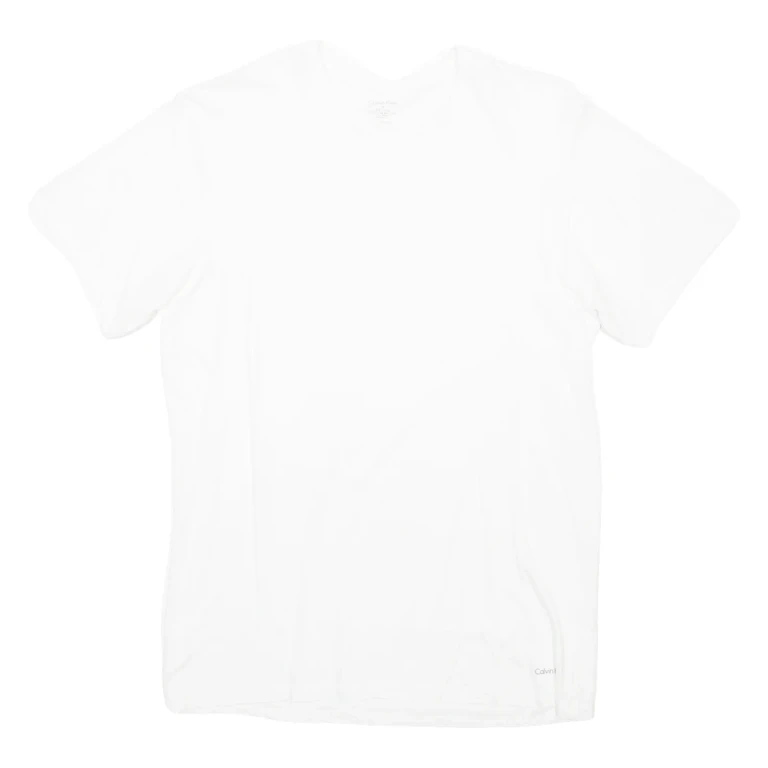 CALVIN KLEIN Mens T-Shirt White M