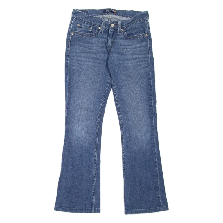 LEVI'S Womens Jeans Blue Regular Bootcut Stone Wash W26 L28
