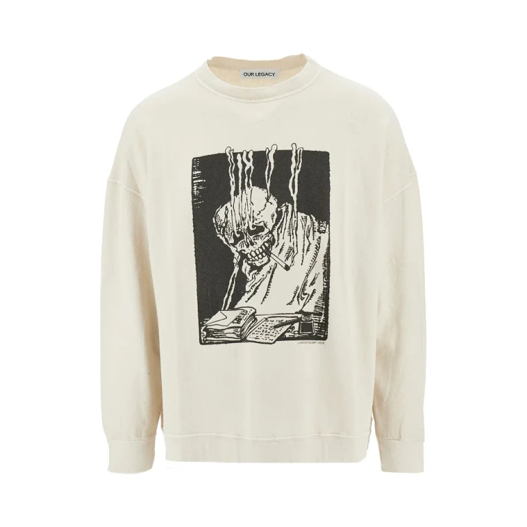 OUR LEGACY 'Slack' printed sweatshirt Man 46