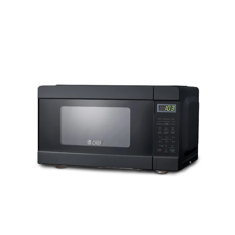 Commercial Chef 0.9 Cu Ft Countertop Microwave - Black