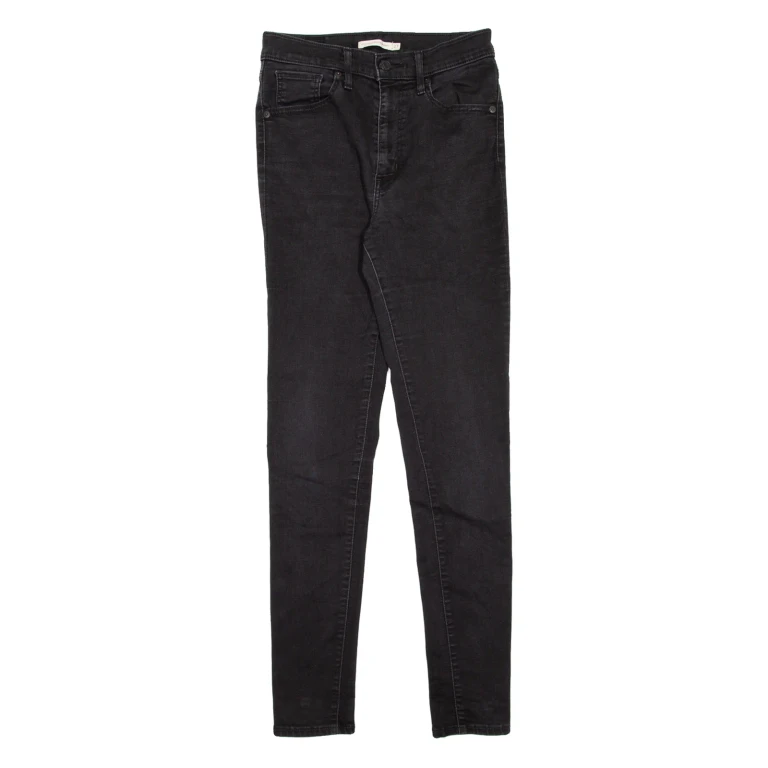 LEVI'S Mile High Womens Jeans Black Slim Skinny W27 L30