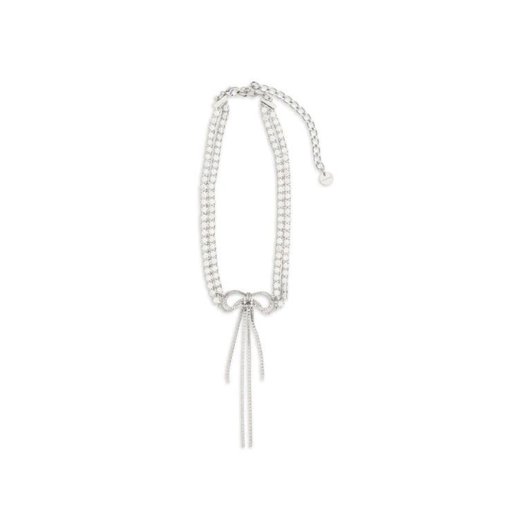 Silver Brass Necklace - Women
