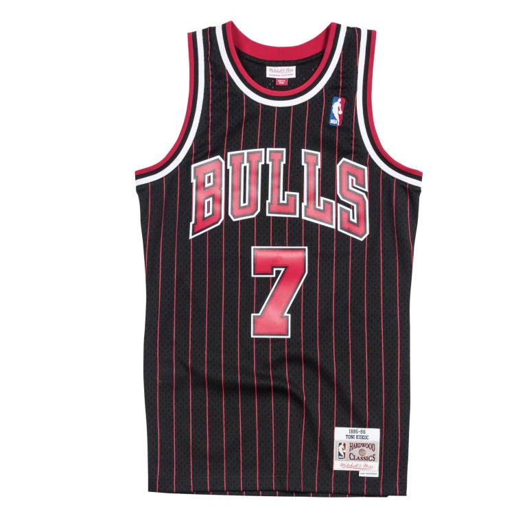 Men's NBA Swingman Jersey Bulls 95-96 Toni Kukoc Jerseys