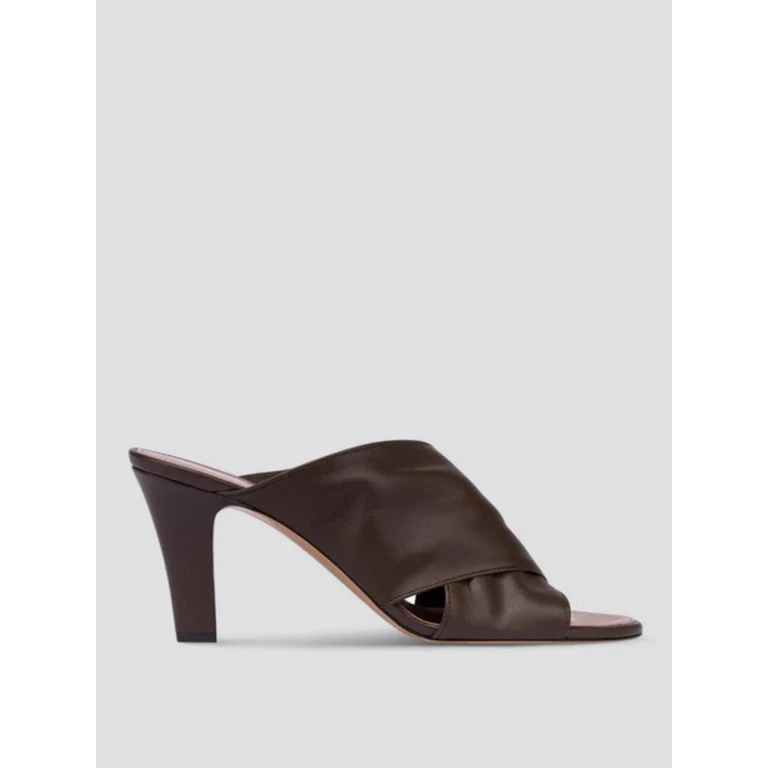 Heeled Sandal Woman color Ebony (PX1611XNPPSEBONY)