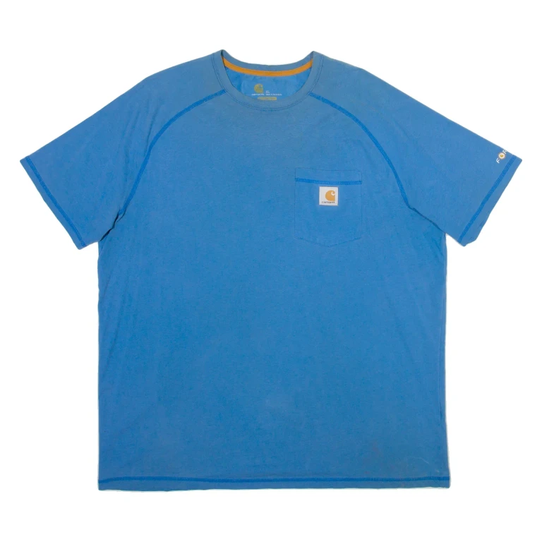 CARHARTT Mens T-Shirt Blue XL