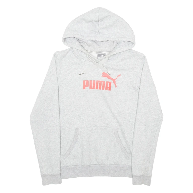 PUMA Womens Grey Hoodie UK 8