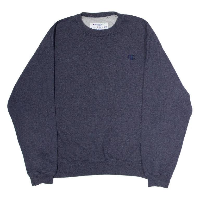 CHAMPION Mens Sweatshirt Blue Crew Neck XL