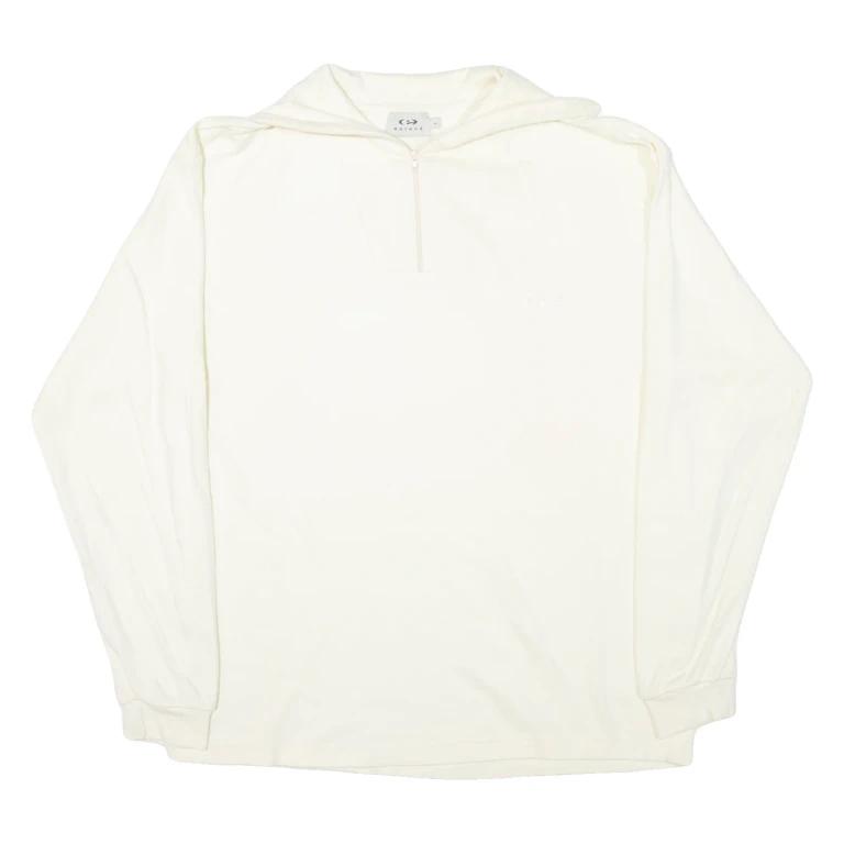 EXTEND Mens Sweatshirt Cream 1/4 Zip L