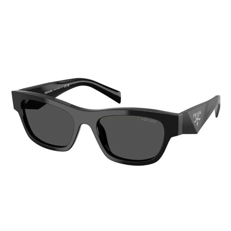 Dark Grey Rectangular Ladies Sunglasses PR B09S 16K08Z 52