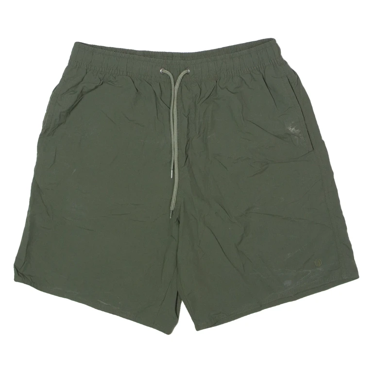 JOHN ADAMS Mens Swimming Shorts Green S W28