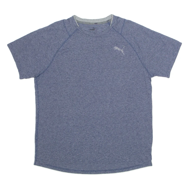 PUMA Mens T-Shirt Blue L