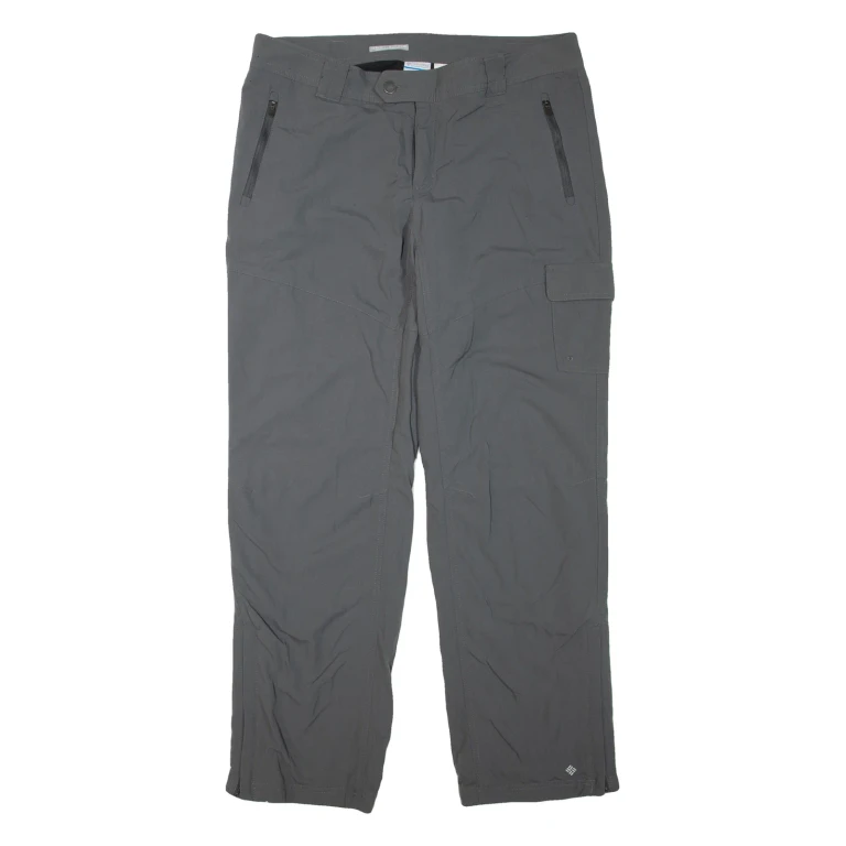 COLUMBIA Outdoor Womens Trousers Grey Regular Straight W36 L32