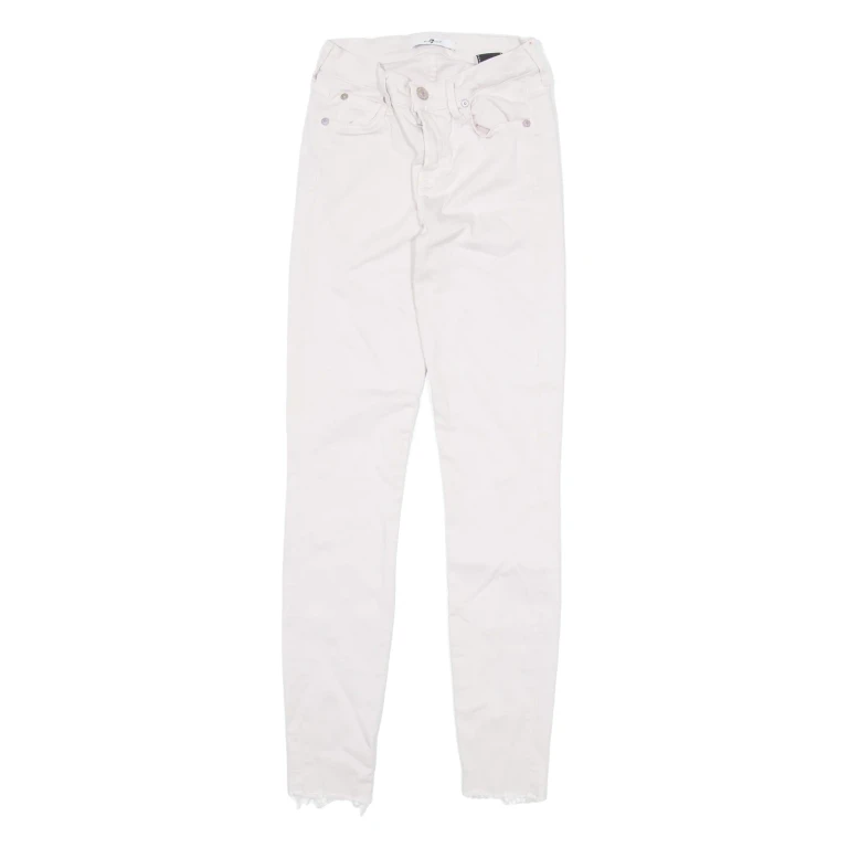 7 FOR ALL MANKIND Mens Jeans Pink Regular Straight W20 L25