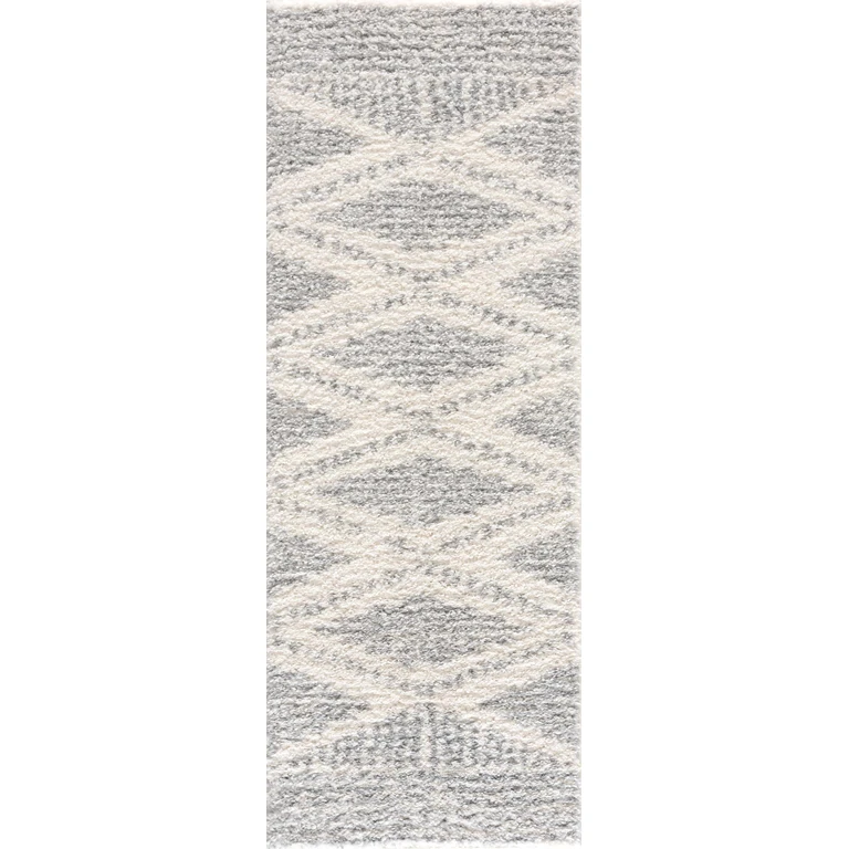 Trunding Plush Area Rug in Gray