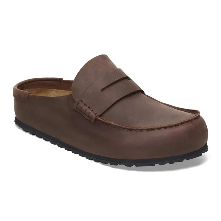 Unisex Naples Natural Leather Oiled Habana