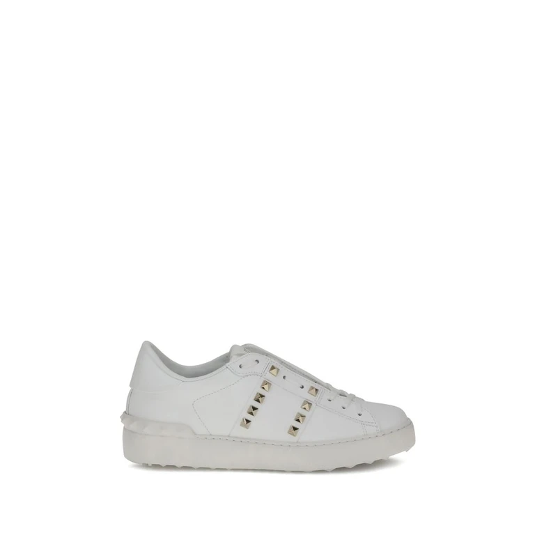 White Calf Leather Bos Taurus Sneakers - Women
