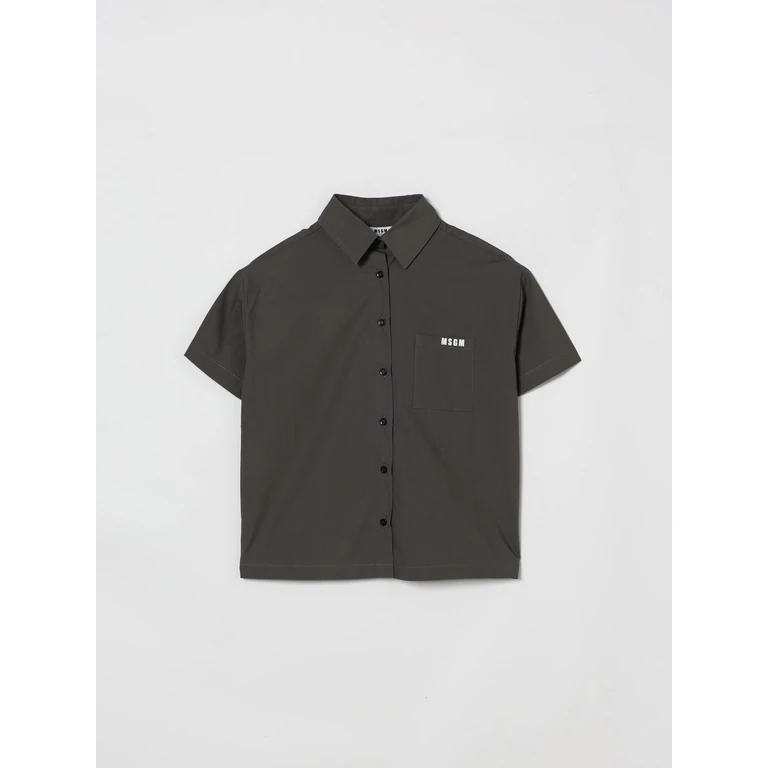MSGM KIDS Shirt Kids color Grey (S6MSJGSI163103)