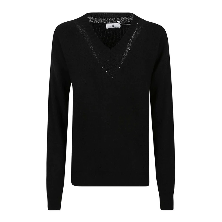Eleven88 Pull À Col V - Noir (MEGANNERO)