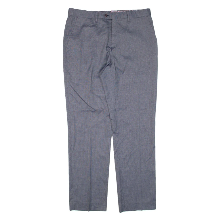 TED BAKER Mens Trousers Blue Regular Tapered W32 L31
