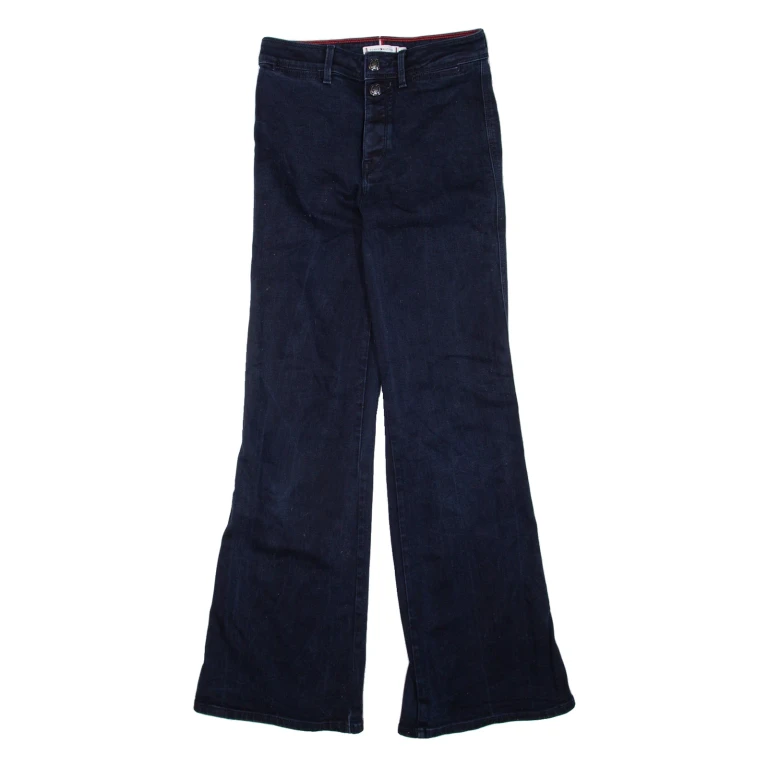 TOMMY HILFIGER Womens Jeans Blue Regular Flared W26 L32