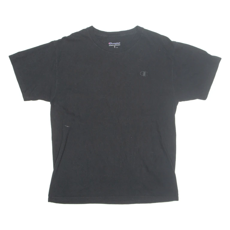 CHAMPION Mens T-Shirt Black M