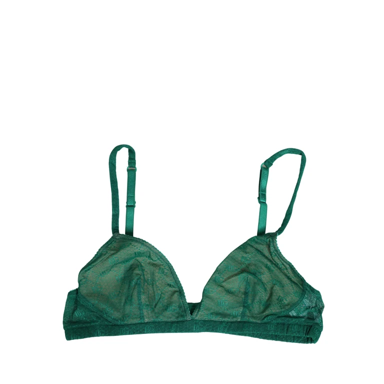 Dolce & Gabbana Green Nylon Stretch Soft Cup Brassiere Underwear Elastane Clothing - Women