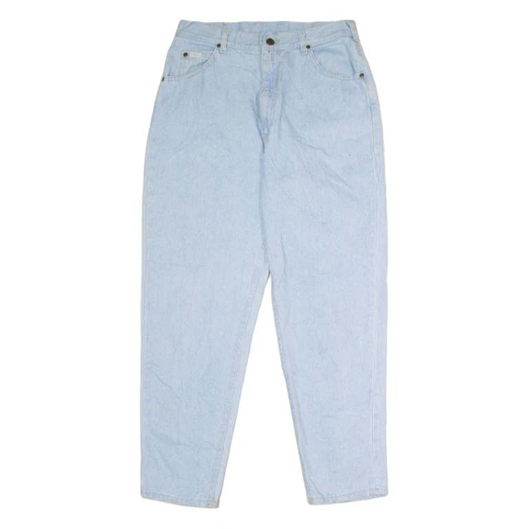 LEE Womens Jeans Blue Regular Mom W30 L29