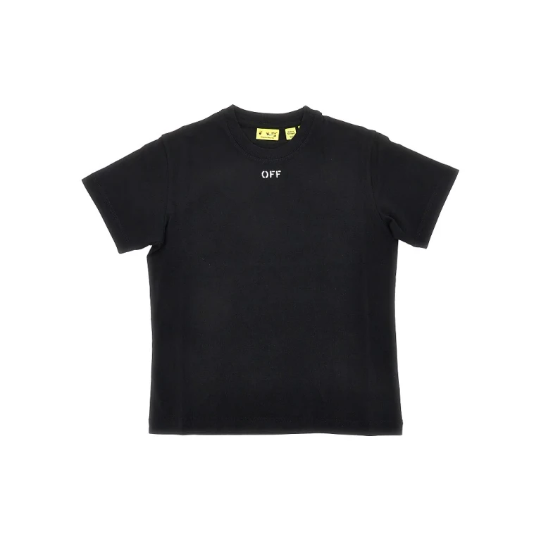 OFF WHITE Cotton T-shirt with 'Arrow Paint' print Kids 10Y