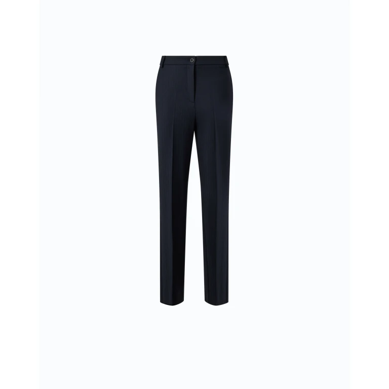 Pantalon cigarette en laine mélangée stretch - 36
