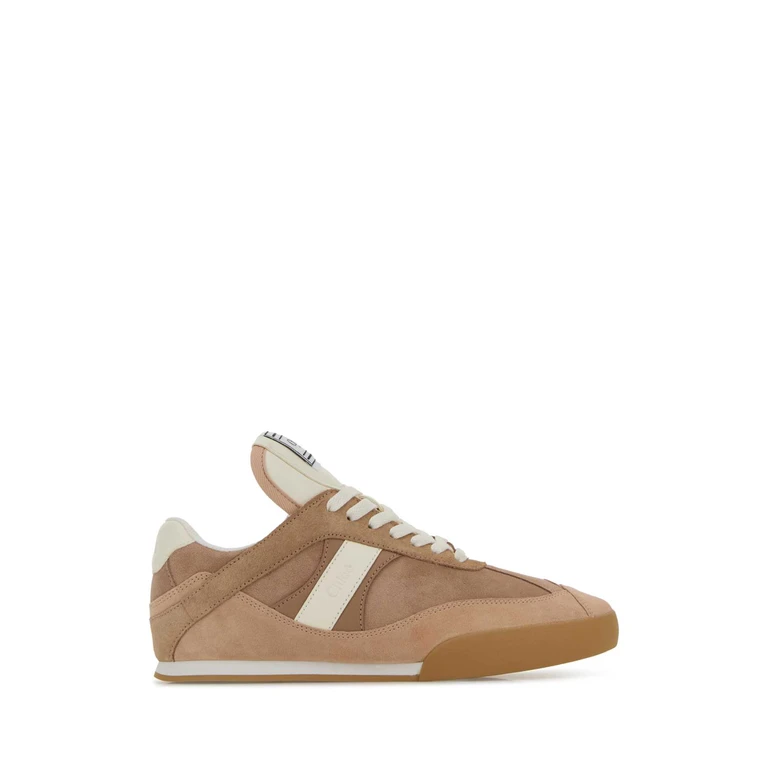Chloé Antiqued Pink Suede Chloã¨ Kick Sneakers - Women