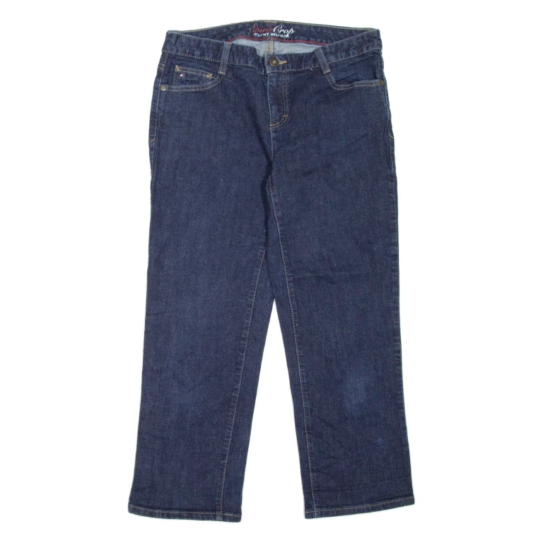 TOMMY HILFIGER Spirit Crop Womens Jeans Blue Regular Tapered W31 L23