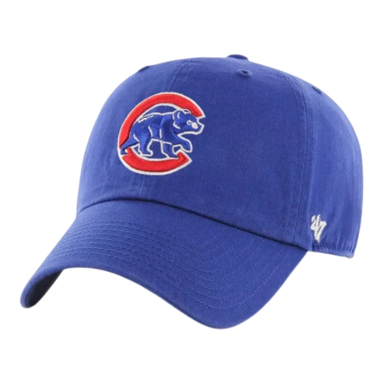 Clean Up Chicago Cubs Strapback Hat - Royal Blue Adjustable Cap