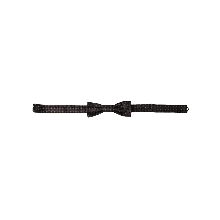 Brown Fantasy Silk Adjustable Neck Men Papillon Bow Tie - Men