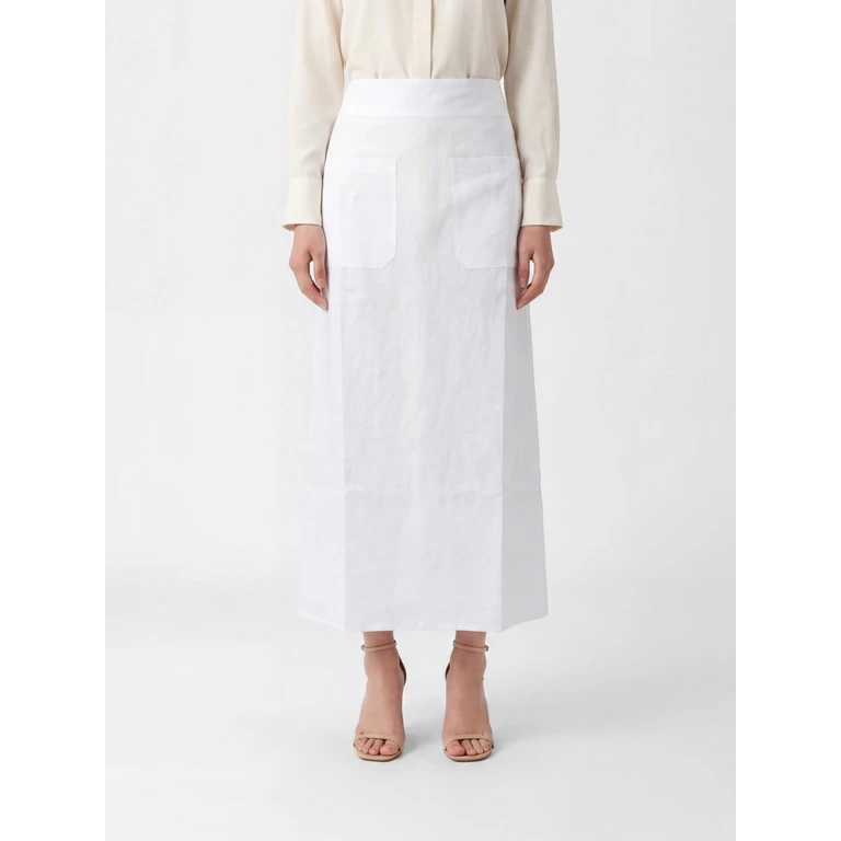 Skirt Woman color White (253WRB0203FB0458047)