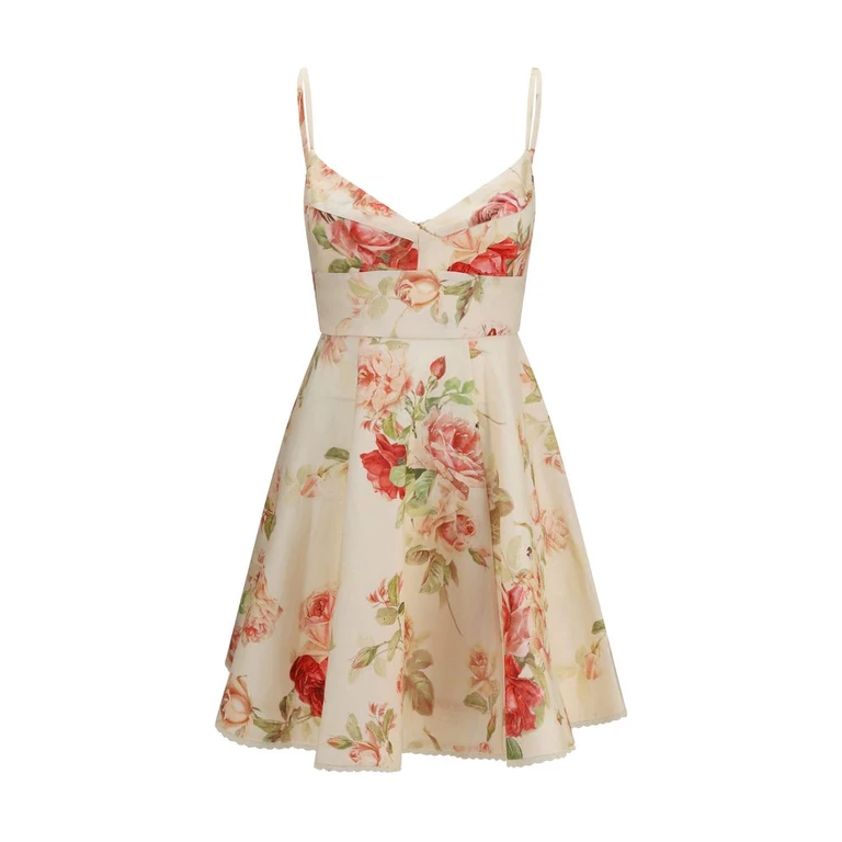 Zimmermann Beige Linen Casual Dress - Women