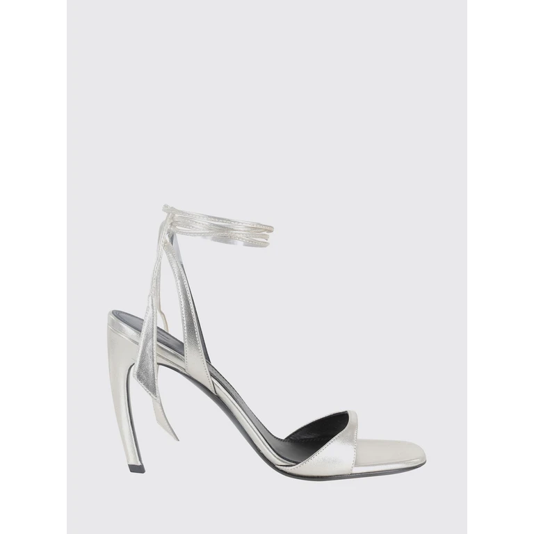 Heeled Sandal Woman color Silver (260WSH00899LBT112AA002)