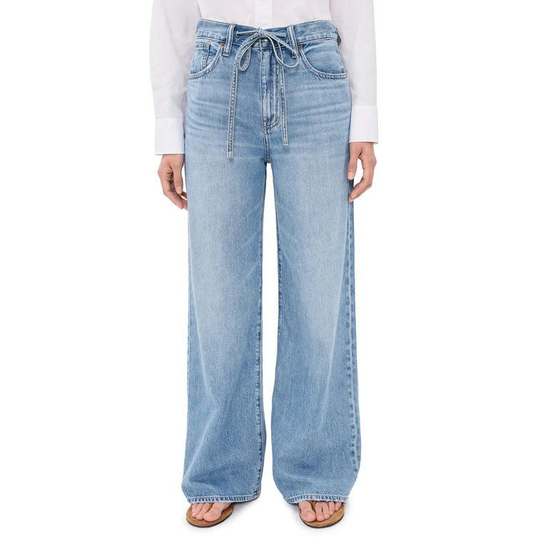 Madewell Ultimate Wide Jeans In Airy Raebrook Raebrook Wash 33