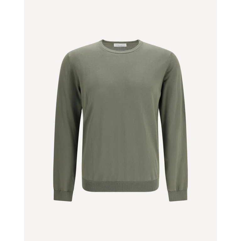 ROBERTO COLLINA Cotton crew neck Sweater Male 50