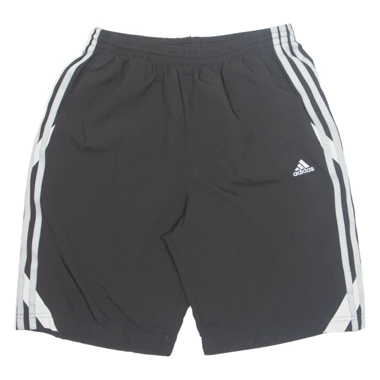 ADIDAS Mesh Lined Mens Swimming Shorts Black Relaxed M W26