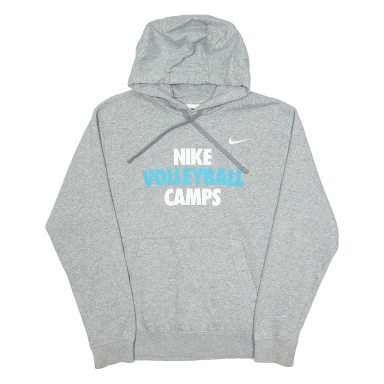 NIKE Volleyball Camps Mens Grey Hoodie M