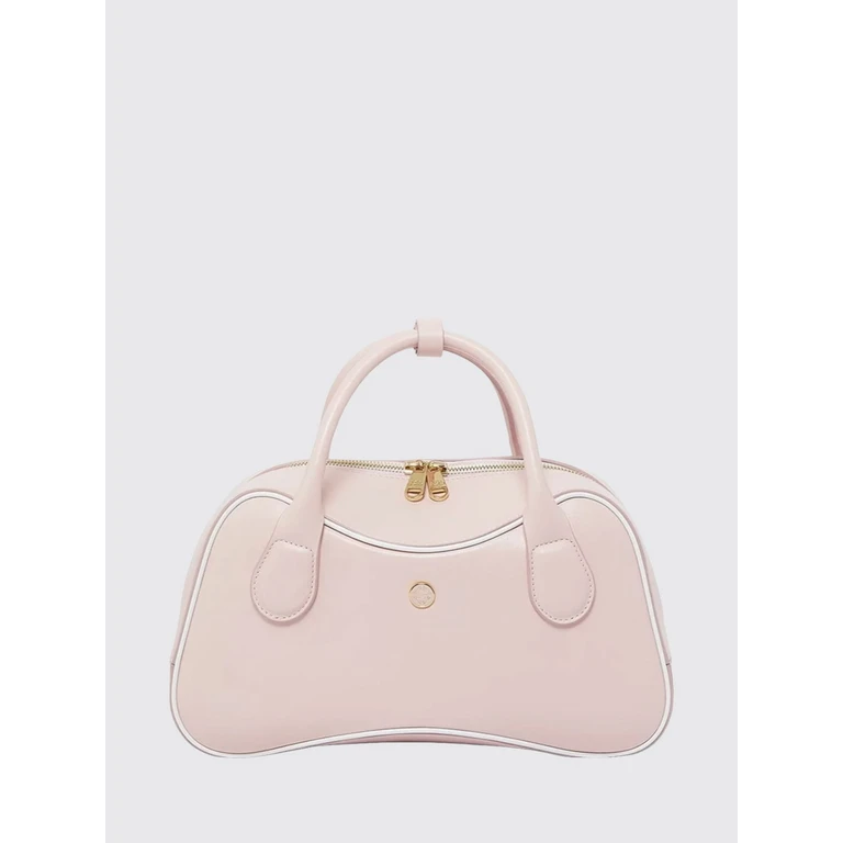 Smooth Leather Bowling Bag with Double Handle and Zip Closure (ASP26BAG17202)