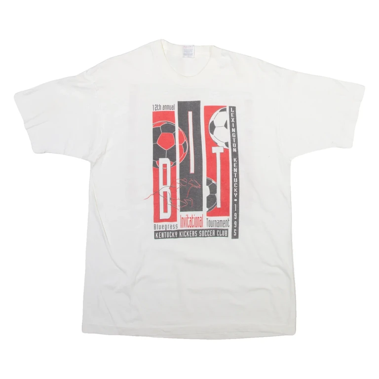 HUNTER SPORTSWEAR Mens T-Shirt White L