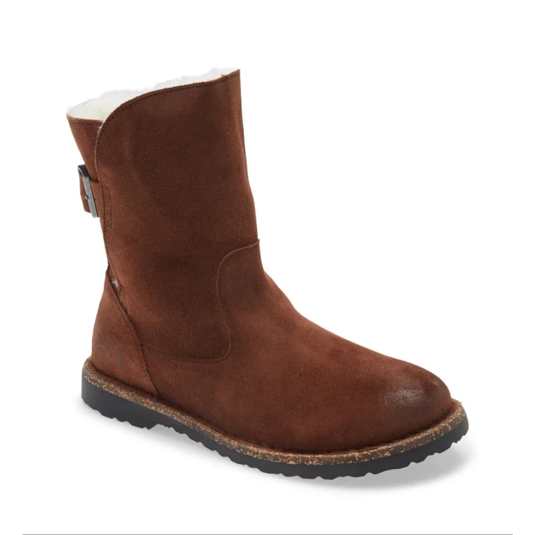 Uppsala Shearling Suede Leather Espresso