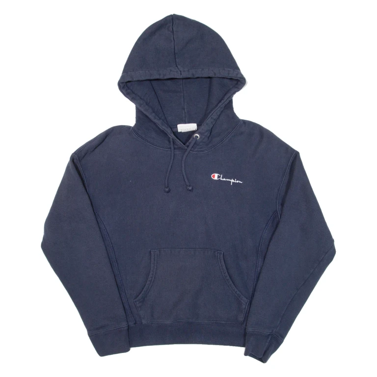 CHAMPION REVERSE WEAVE Womens Blue Hoodie S