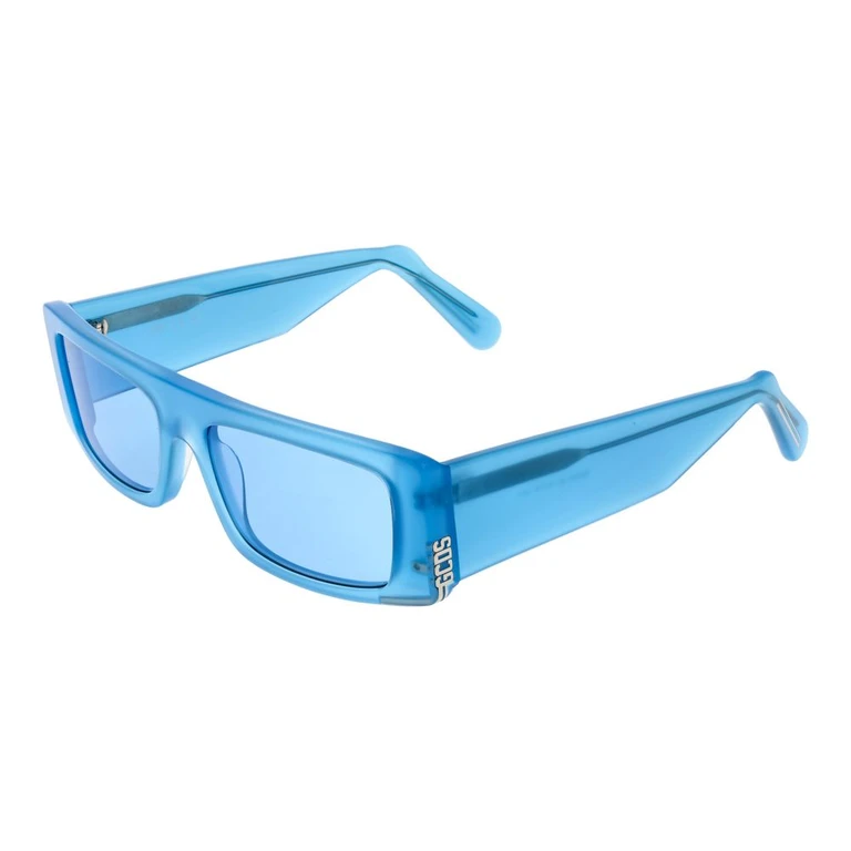 Blue Plastic Sunglasses - Unisex