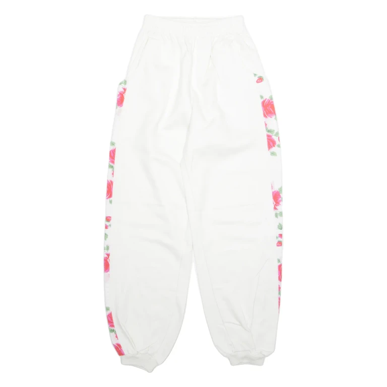 Womens Joggers White Tapered S W24 L29