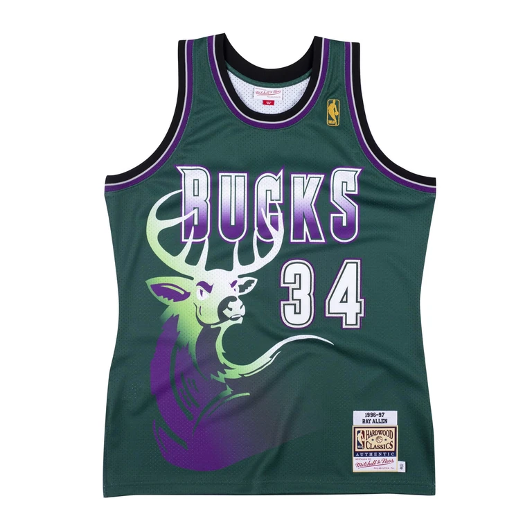 NBA Authentic Alternate Jersey Milwaukee Bucks 96 Ray Allen Jerseys
